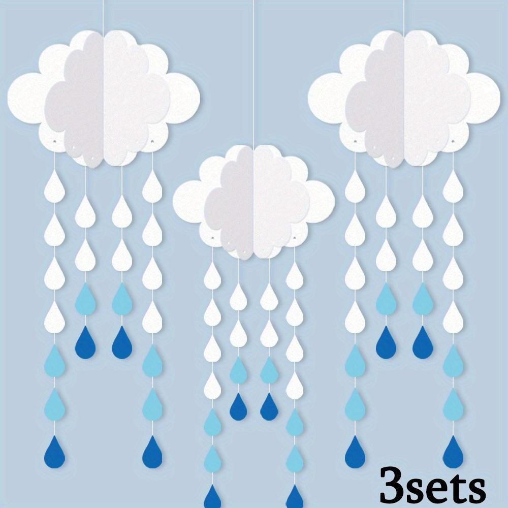 15 шт. 3D Подвесные украшения в виде облаков, стримеры, бумажные искусственные облака и реквизит в виде дождевых капель, потолочный декор, украшения для вечеринки, декоративные подвесные украшения 3sets
15 шт. 3D Подвесные украшения в виде облаков, стримеры, бумажные искусственные облака и реквизит в виде дождевых капель, потолочный декор, украшения для вечеринки, декоративные подвесные украшения 3sets