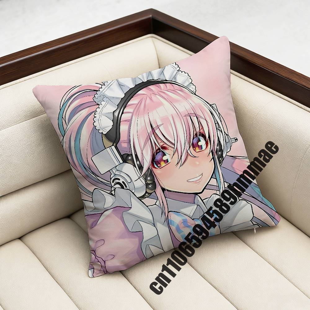 Cartoon Virtual Singer SSuper Sonico Throw Pillow Case Sham For 45x45cm 40x40cm Square Car Pillowcase Pad Cushion Cover 30x30cm
Cartoon Virtual Singer SSuper Sonico Throw Pillow Case Sham For 45x45cm 40x40cm Square Car Pillowcase Pad Cushion Cover 30x30cm
