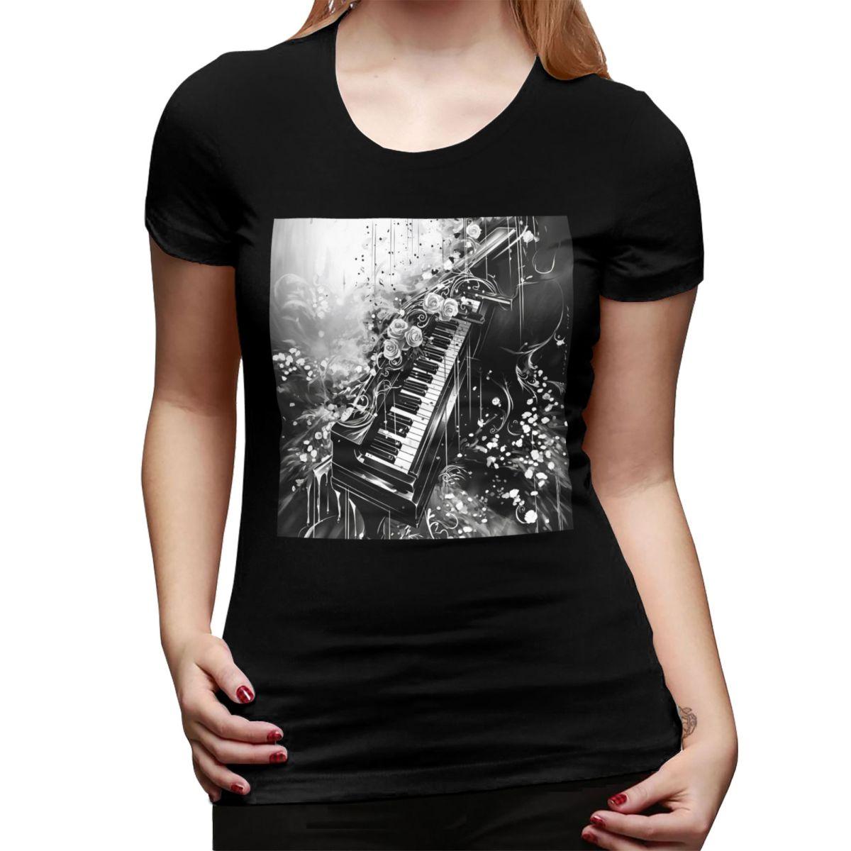 Abstract Piano Keys With Musical Notes TShirt for Women Crew Neck Streetwear T Shirts Womens Tees Short Summer Clothes Tops XXL
Abstract Piano Keys With Musical Notes TShirt for Women Crew Neck Streetwear T Shirts Womens Tees Short Summer Clothes Tops XXL