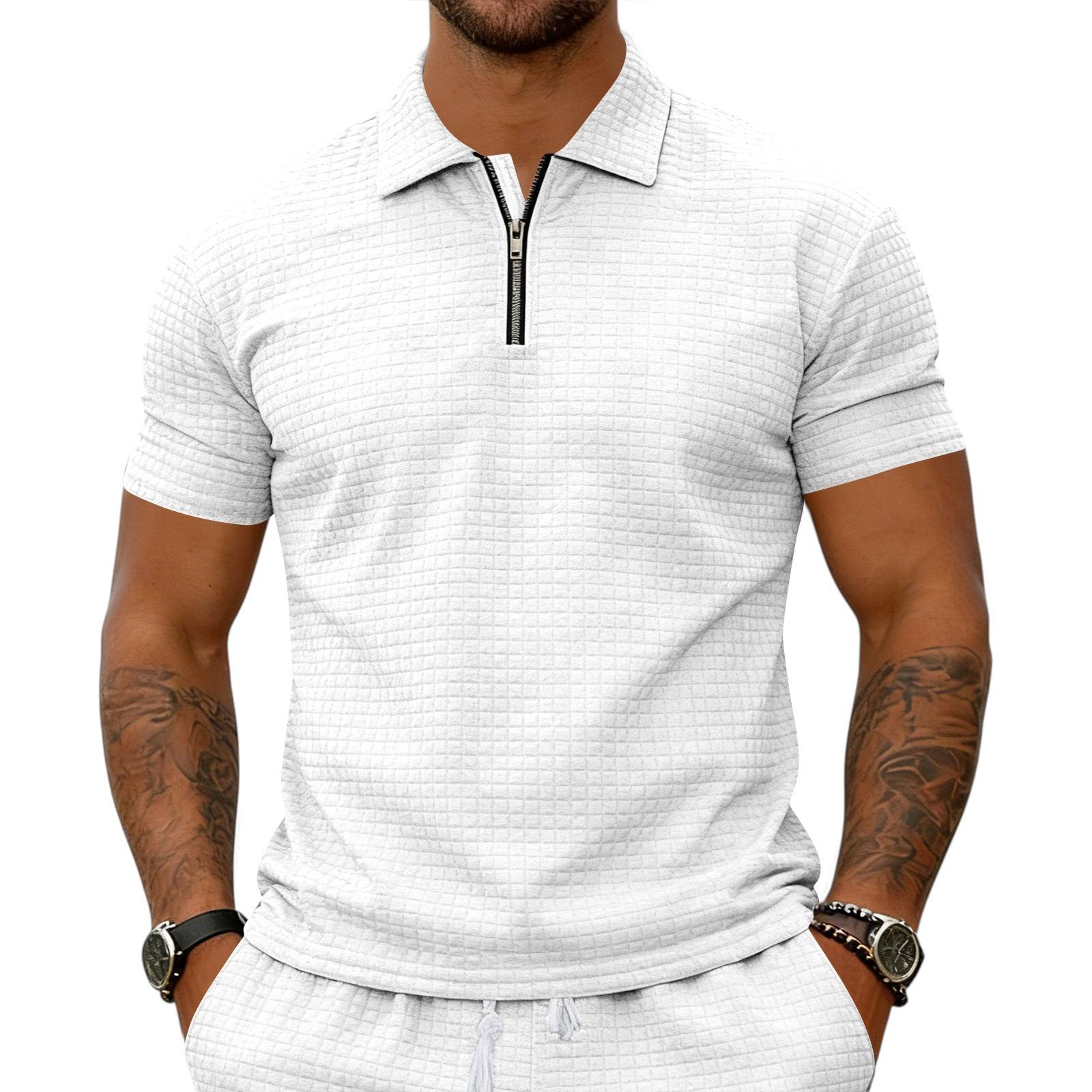 Men s Summer Small Check Casual Loose-Fit Minimalist Zipper Shirt XL білий
Men s Summer Small Check Casual Loose-Fit Minimalist Zipper Shirt XL білий
