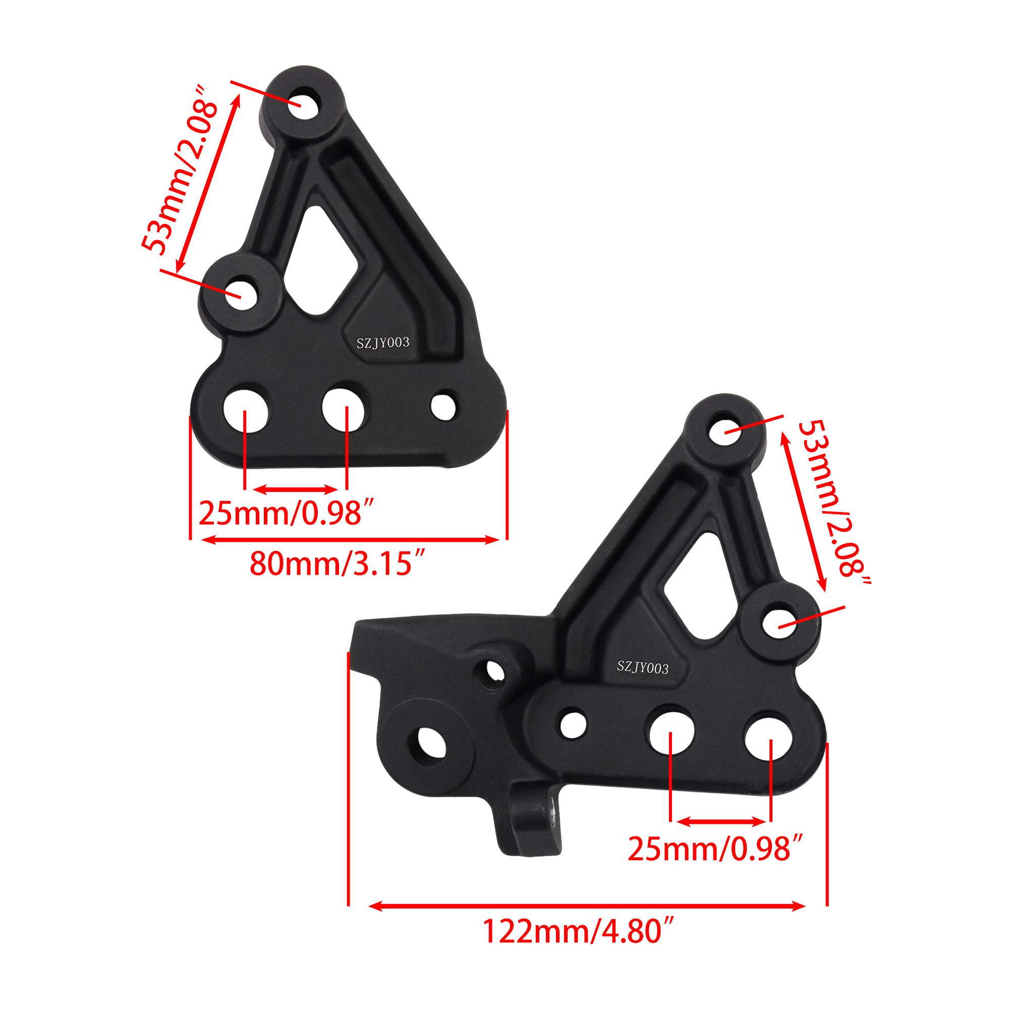 Motorcycle CNC Aluminium Alloy Footpeg Brackets 1 Pair Left Right Parts For Talaria Sting X3 MX3 MX4 Replacement Accessories чёрный
Motorcycle CNC Aluminium Alloy Footpeg Brackets 1 Pair Left Right Parts For Talaria Sting X3 MX3 MX4 Replacement Accessories чёрный