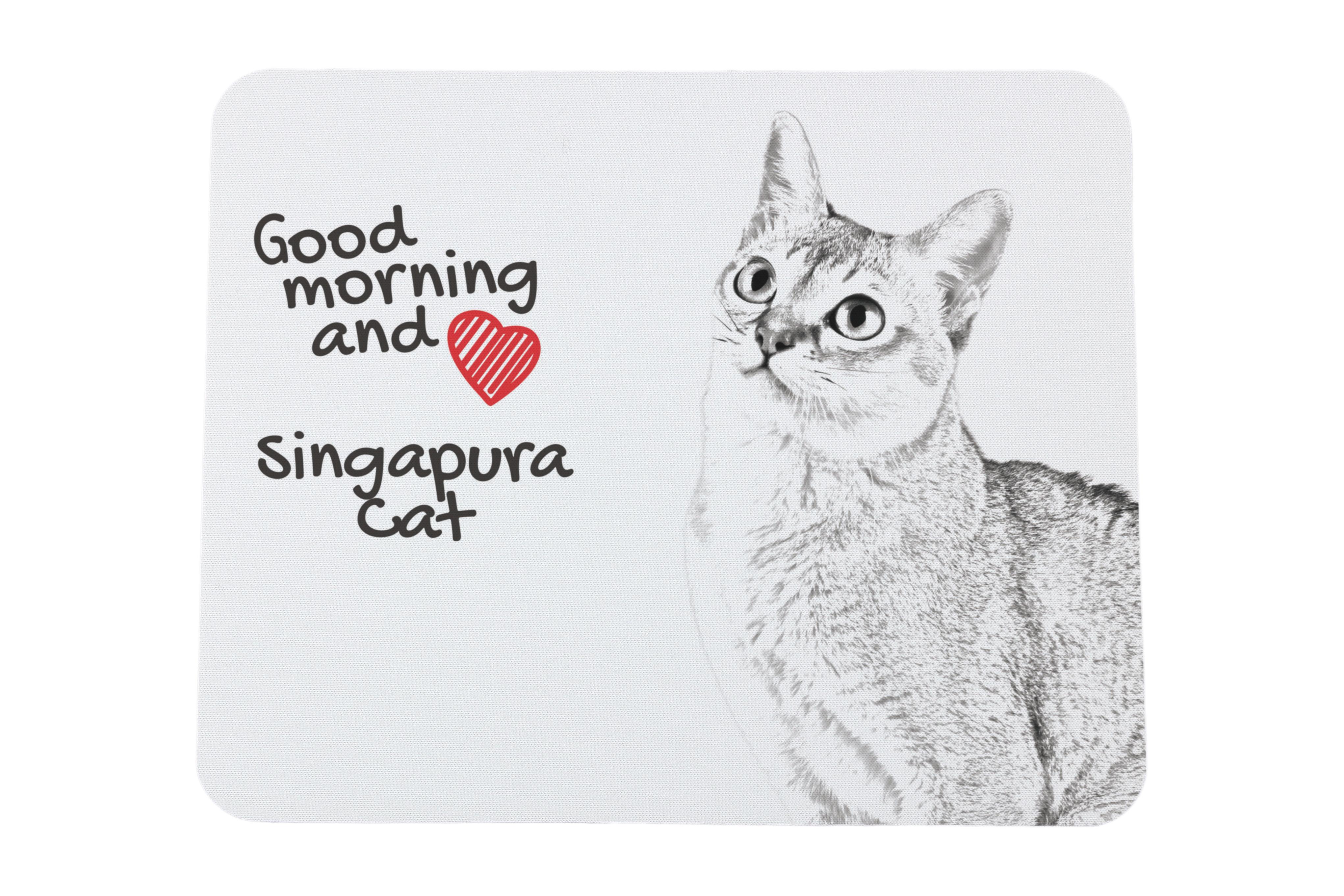 Singapura - mouse pad with print, personalized cat pad, unique gadget for an office worker from the Art-Dog brand білий
Singapura - mouse pad with print, personalized cat pad, unique gadget for an office worker from the Art-Dog brand білий