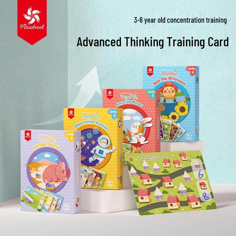 Erasable Spot the Difference Focus & Logic Training Cards for Attention Enhancement, Ages 3+
Erasable Spot the Difference Focus & Logic Training Cards for Attention Enhancement, Ages 3+