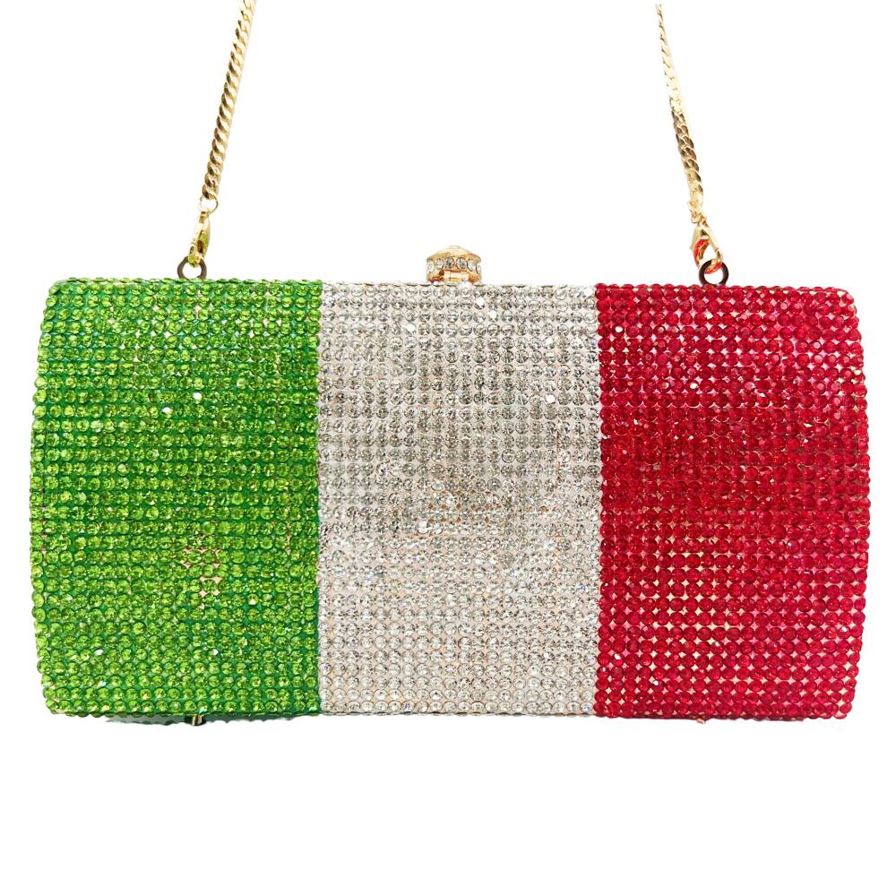 WHTUOHENG Crystal Flag Bags Evening Clutch Purse For Women Diamond Clutches Rhinestone Bridal Handbag Lady s Party Dinner Bag 19.5cmX10.5cmX5.5cm
WHTUOHENG Crystal Flag Bags Evening Clutch Purse For Women Diamond Clutches Rhinestone Bridal Handbag Lady s Party Dinner Bag 19.5cmX10.5cmX5.5cm