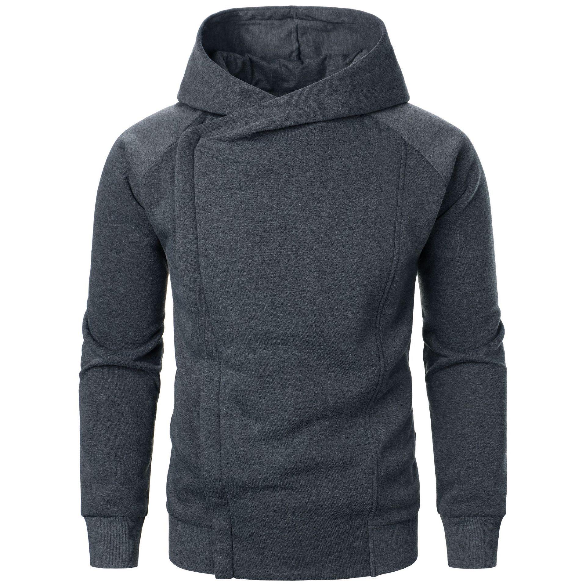Men s Fashion Solid Color Hooded Cardigan with Side Zipper S темно-сірий
Men s Fashion Solid Color Hooded Cardigan with Side Zipper S темно-сірий