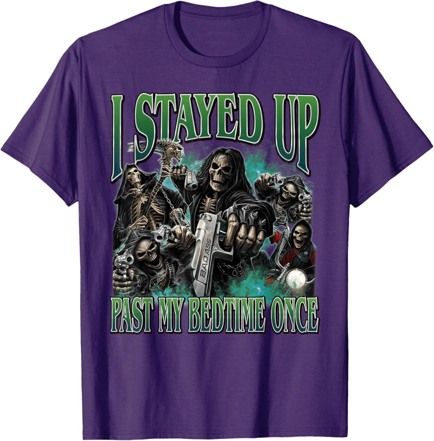 I Stayed Up Past My Bedtime Funny Hard Skeleton Meme T-Shirt S разноцветный
I Stayed Up Past My Bedtime Funny Hard Skeleton Meme T-Shirt S разноцветный