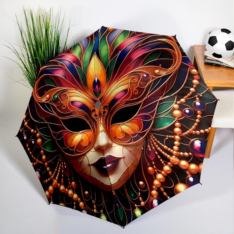 Bohemia Drawing Mask Umbrella Automatic Open/close, Sturdy Iron Frame & 8-Rib Struct, Umbrella for Women & Men, Christmas Gifts
Bohemia Drawing Mask Umbrella Automatic Open/close, Sturdy Iron Frame & 8-Rib Struct, Umbrella for Women & Men, Christmas Gifts