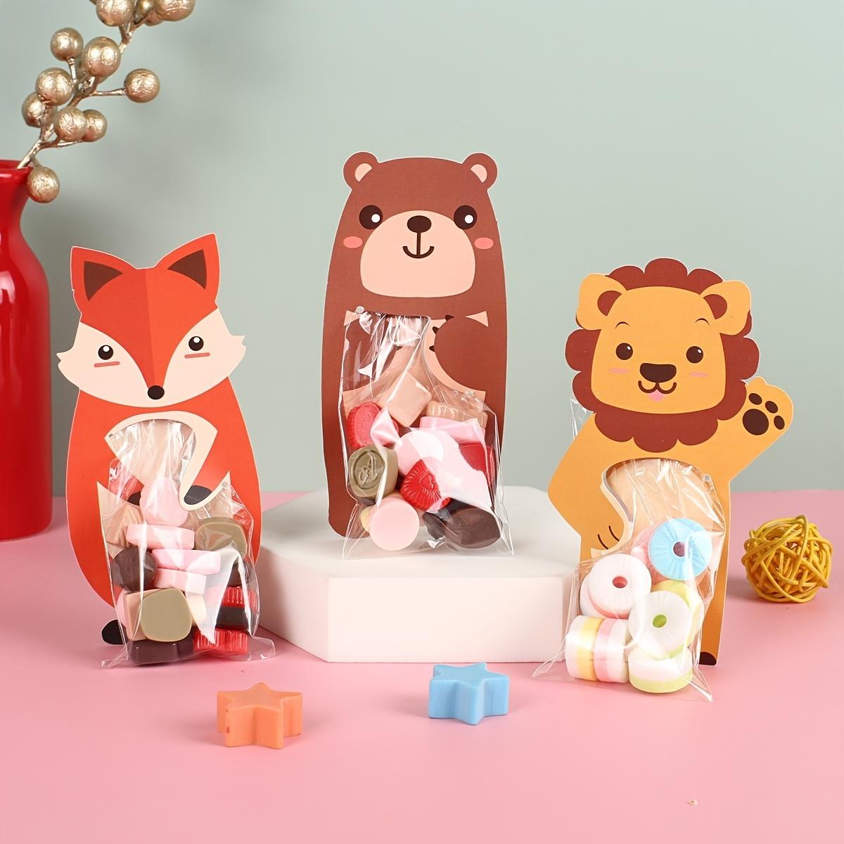 50Pcs Cartoon Packaging Bundle - Candy Bags with Animal Cards, Ideal for Baking, Jewelry & Gift Wrapping 50pcs
50Pcs Cartoon Packaging Bundle - Candy Bags with Animal Cards, Ideal for Baking, Jewelry & Gift Wrapping 50pcs