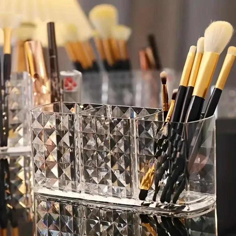 New Clear Acrylic Makeup Brush Holder Desk Cosmetic Organiser Lipstick Storage LipstickStorage Holder Stand Diamond Makeup Tools
New Clear Acrylic Makeup Brush Holder Desk Cosmetic Organiser Lipstick Storage LipstickStorage Holder Stand Diamond Makeup Tools