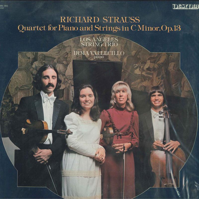 LP Record RICHARD STRAUSS - LOS ANGELES STRIN - Quartet For Piano And Strings In C DSM1002 Desmar 1975 US Classical Used
LP Record RICHARD STRAUSS - LOS ANGELES STRIN - Quartet For Piano And Strings In C DSM1002 Desmar 1975 US Classical Used