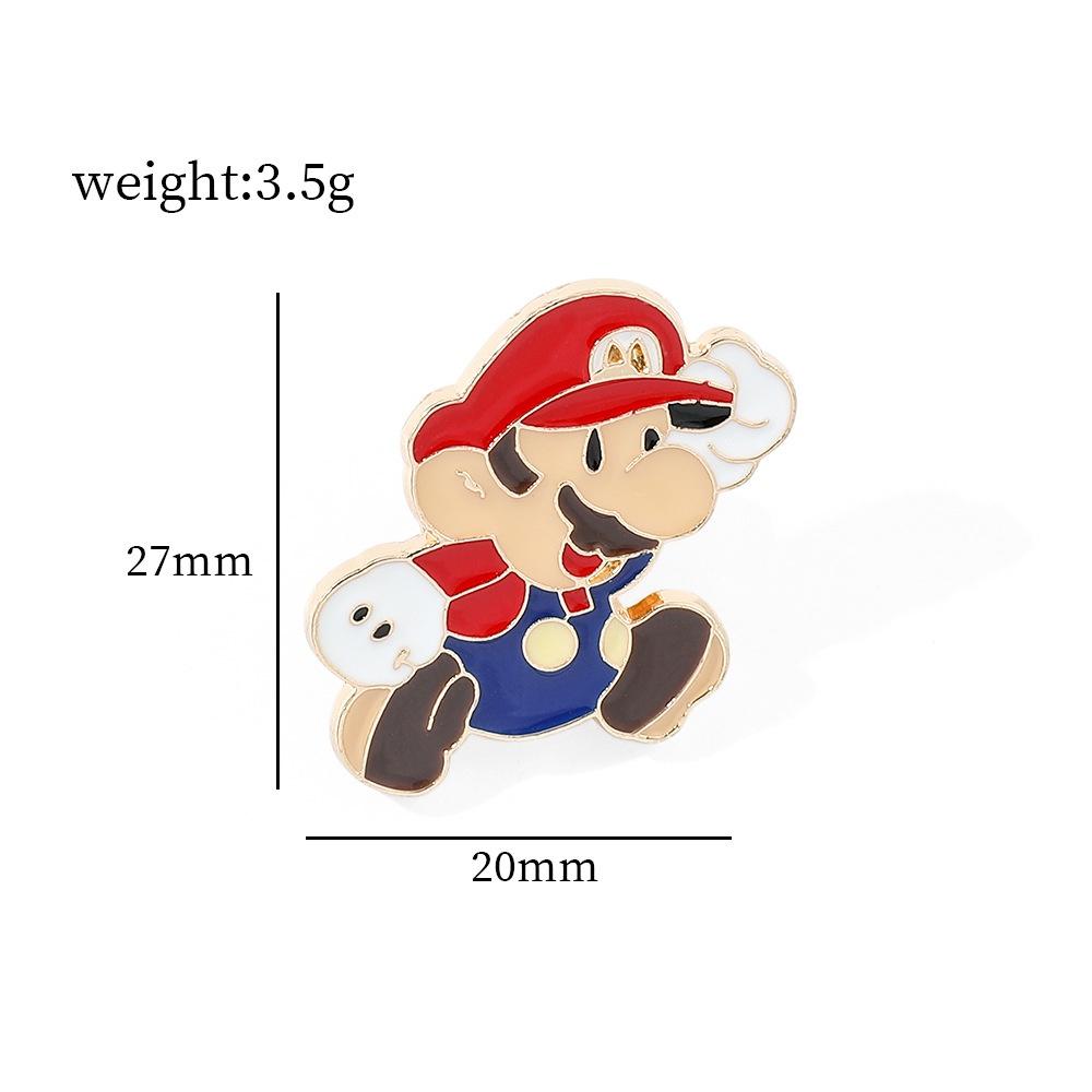 Cute Cartoon Character Mario Brooch Super Mario Mario Metal Badge Lovely Bag Accessory Pin StyleB
Cute Cartoon Character Mario Brooch Super Mario Mario Metal Badge Lovely Bag Accessory Pin StyleB