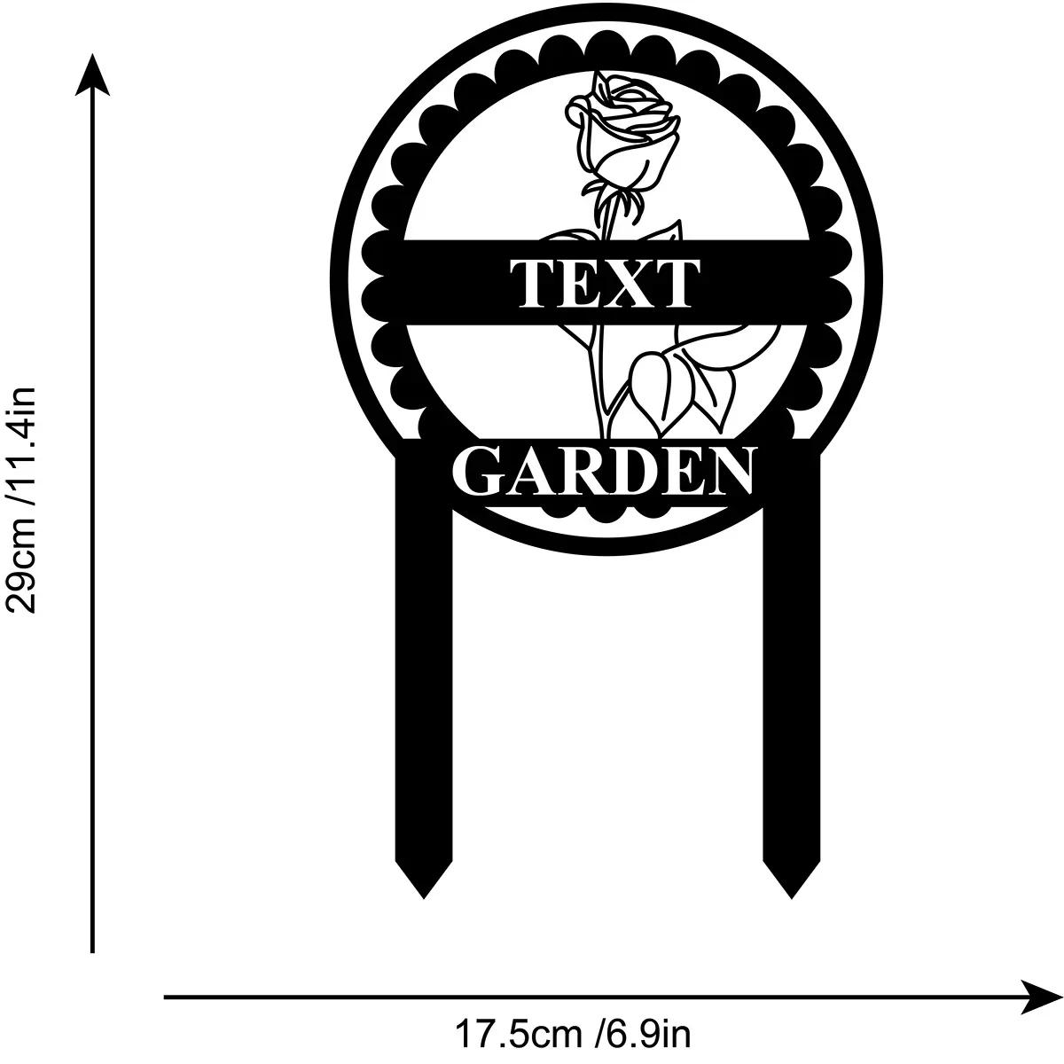 Metal Garden Stake Sign Custom Lawn Decoration Durable Yard Art Housewarming Gift for Porch Patio
Metal Garden Stake Sign Custom Lawn Decoration Durable Yard Art Housewarming Gift for Porch Patio