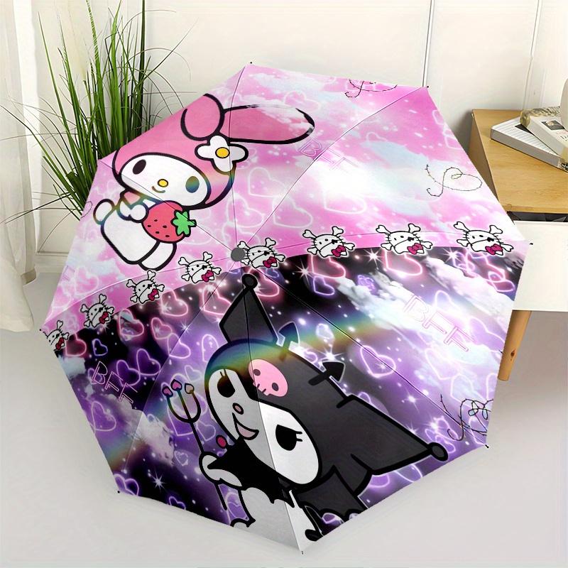 My Melody,Kuromi Automatic Folding Umbrella-Simple 8-Rib Design, Bright Cartoon Pattern, Durable Iron Frame, Suitable For Travel, Outdoor, B
My Melody,Kuromi Automatic Folding Umbrella-Simple 8-Rib Design, Bright Cartoon Pattern, Durable Iron Frame, Suitable For Travel, Outdoor, B