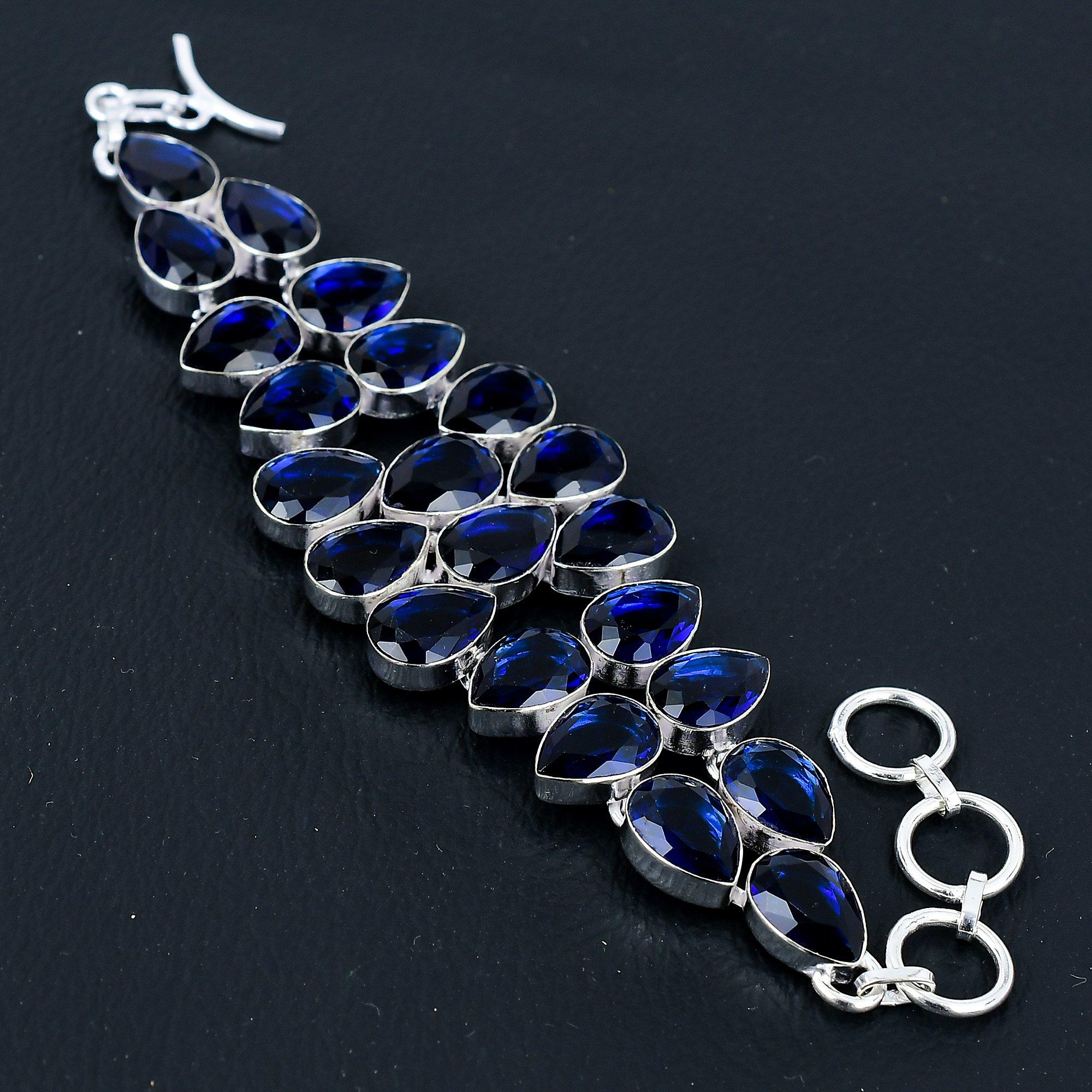 Браслет из стерлингового серебра 925 пробы ручной работы с синим сапфиром, серебряный браслет с драгоценным камнем, браслет с синим сапфиром, браслет унисекс с сапфиром 8 синий
Браслет из стерлингового серебра 925 пробы ручной работы с синим сапфиром, серебряный браслет с драгоценным камнем, браслет с синим сапфиром, браслет унисекс с сапфиром 8 синий