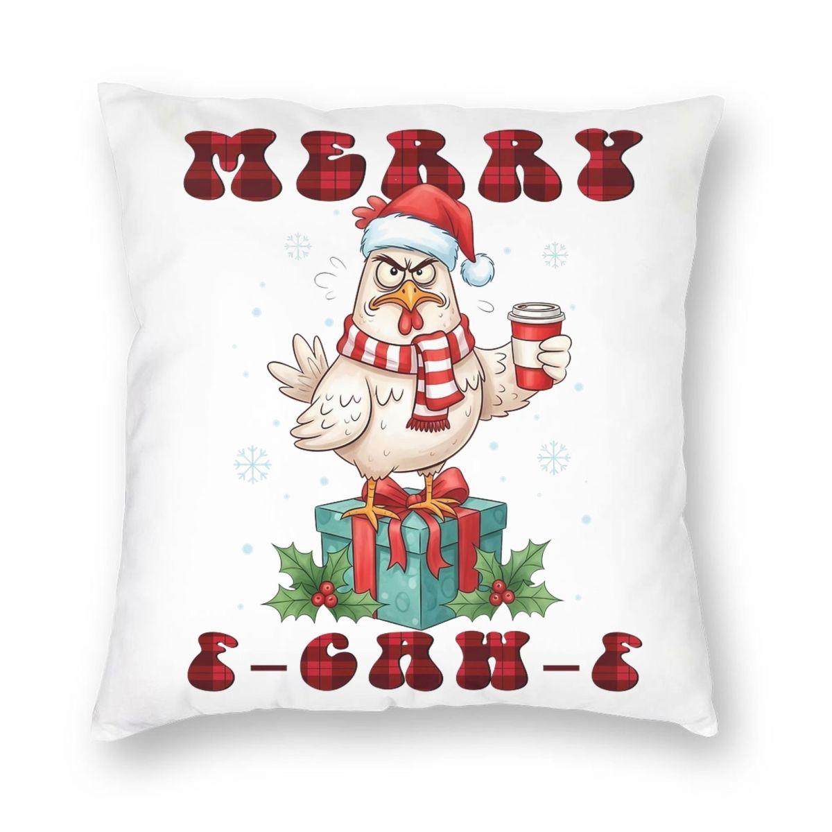 F-Caw-F Christmas Chicken Funny Gothic Christmas Pillowcase Printing Polyester Cushion Cover Gift Throw Pillow Case Cover 12x12Inch
F-Caw-F Christmas Chicken Funny Gothic Christmas Pillowcase Printing Polyester Cushion Cover Gift Throw Pillow Case Cover 12x12Inch