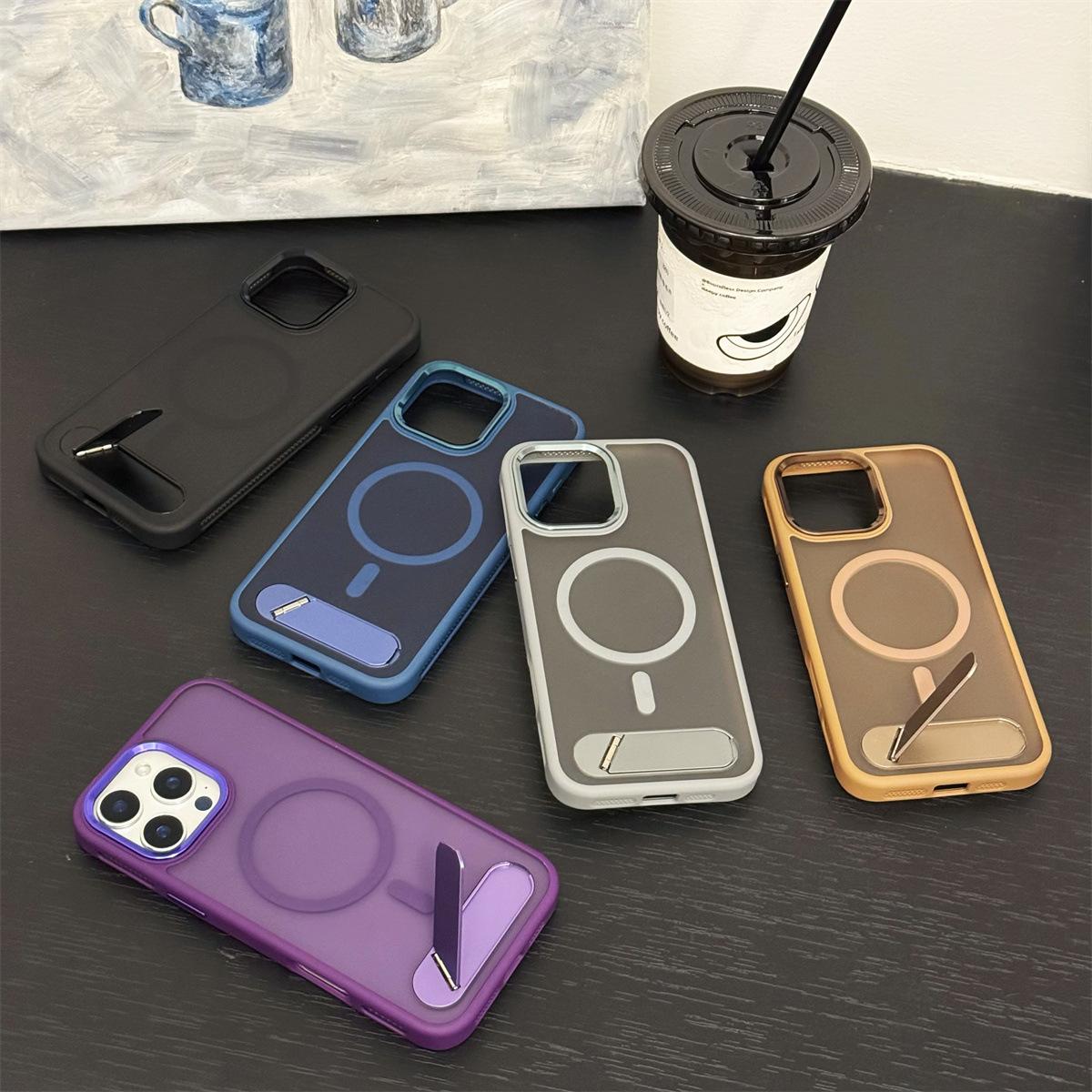 Magnetic Invisible Stand Phone Case Suitable for IPhone16 Shell, 15promax Protective Case and Apple 14 Simple Case iPhone16Promax
Magnetic Invisible Stand Phone Case Suitable for IPhone16 Shell, 15promax Protective Case and Apple 14 Simple Case iPhone16Promax