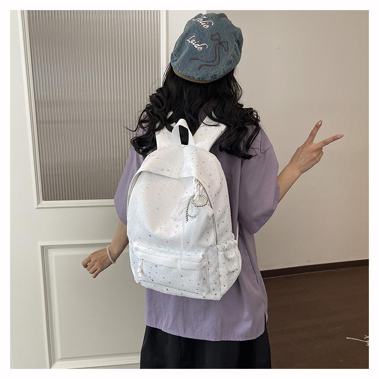 Women Star Canvas Bookbag Multi-Pockets Laptop Backpacks Bookpack Large-capacity with Bowknot Pendant for Commute Daily Use білий
Women Star Canvas Bookbag Multi-Pockets Laptop Backpacks Bookpack Large-capacity with Bowknot Pendant for Commute Daily Use білий