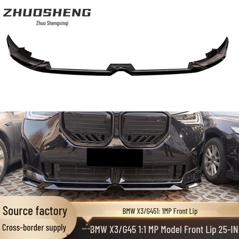 BMW X3 G45 Sport Model Front Bumper 1:1 MP Style Splitter Lip Kit G45/MP Front Lip Gloss Black ABS
BMW X3 G45 Sport Model Front Bumper 1:1 MP Style Splitter Lip Kit G45/MP Front Lip Gloss Black ABS