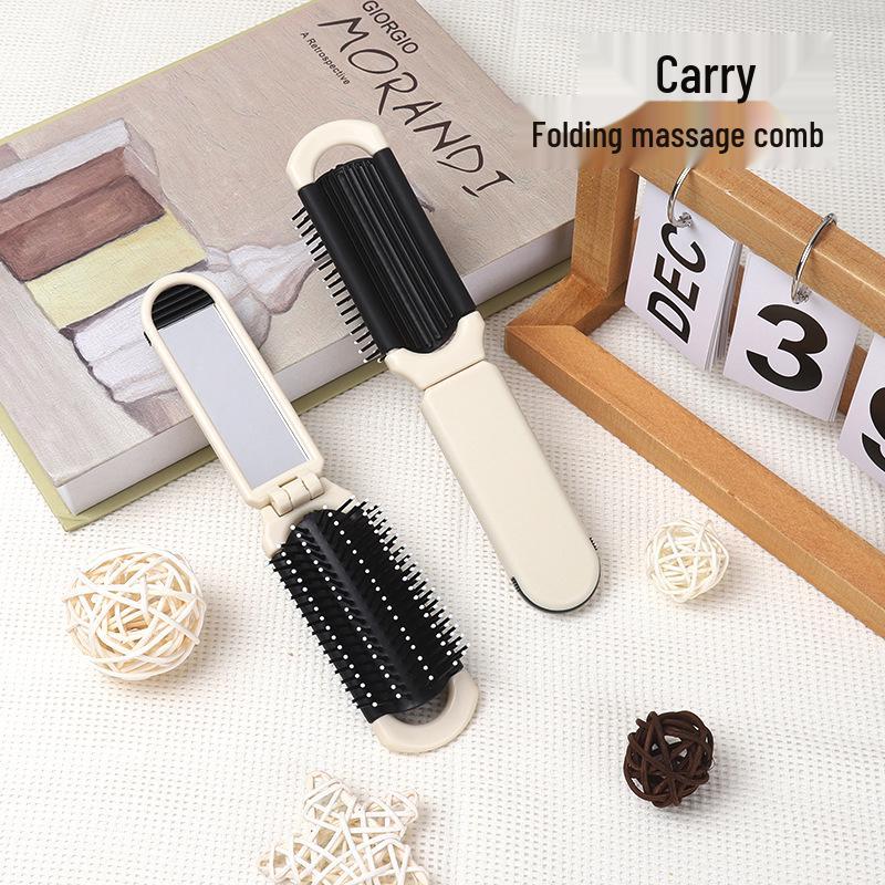 Off-White Two-in-One Folding Mirror & Removable Comb for Portable Hairdressing & Makeup. 11*4*1 cm
Off-White Two-in-One Folding Mirror & Removable Comb for Portable Hairdressing & Makeup. 11*4*1 cm