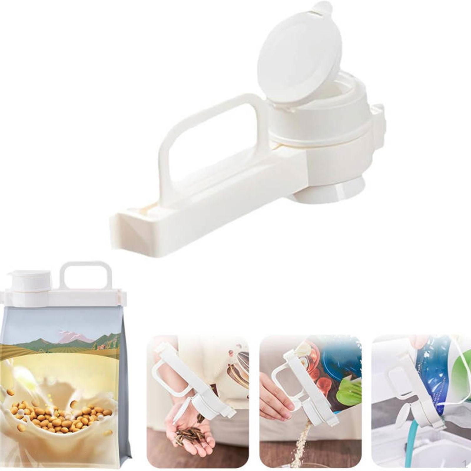 Bag Clip Food Storage Sealing Reusable Multifunctional Compact Easy Pouring Kitchen 1 Piece
Bag Clip Food Storage Sealing Reusable Multifunctional Compact Easy Pouring Kitchen 1 Piece