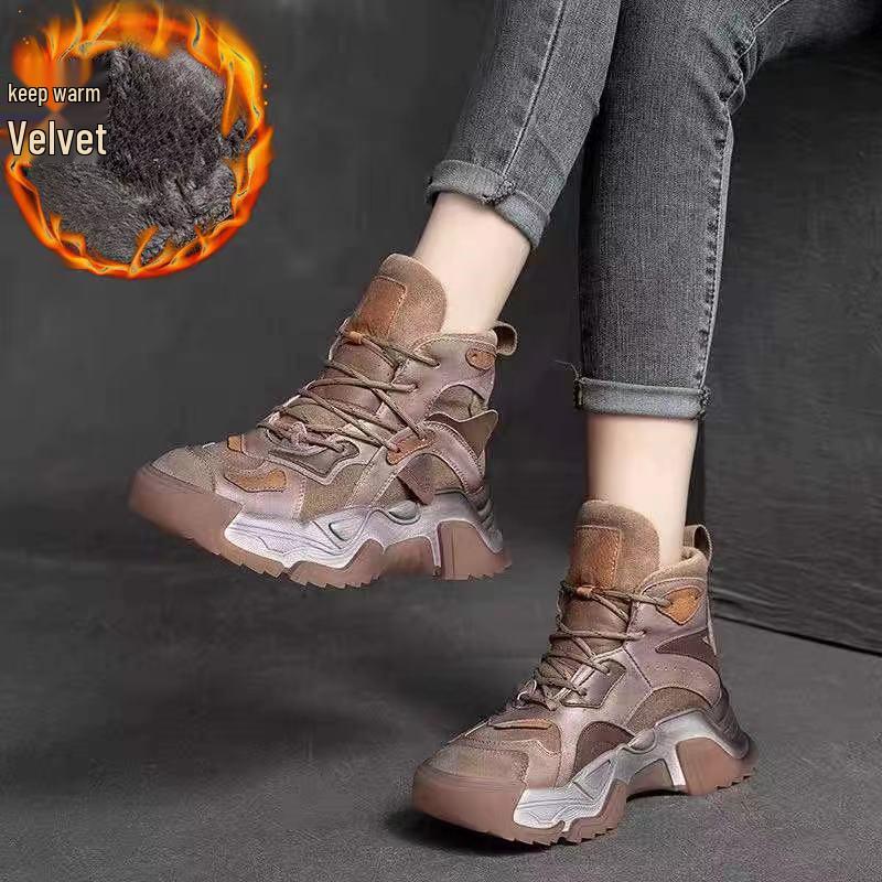 Шанхайские ботинки-мартенсы Jiezhou, винтажный колор-блок, толстая подошва на шнуровке, корейский стиль, папины кроссовки. 39
Шанхайские ботинки-мартенсы Jiezhou, винтажный колор-блок, толстая подошва на шнуровке, корейский стиль, папины кроссовки. 39