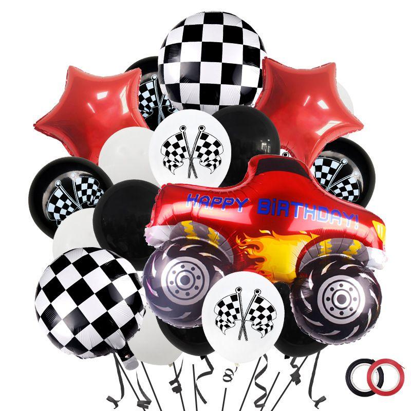 Racing Theme Fast Four Tires, Red and Black Star Aluminum Film Balloons for Children s Birthday Party Decoration set b
Racing Theme Fast Four Tires, Red and Black Star Aluminum Film Balloons for Children s Birthday Party Decoration set b