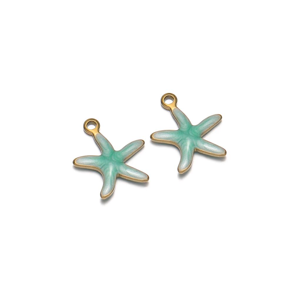 20pcs Stainless Steel Enamel Starfish Girls Bracelet Decoration Kids Summer Cute Necklace Charms DIY Jewelry Making Supplies зелёный
20pcs Stainless Steel Enamel Starfish Girls Bracelet Decoration Kids Summer Cute Necklace Charms DIY Jewelry Making Supplies зелёный