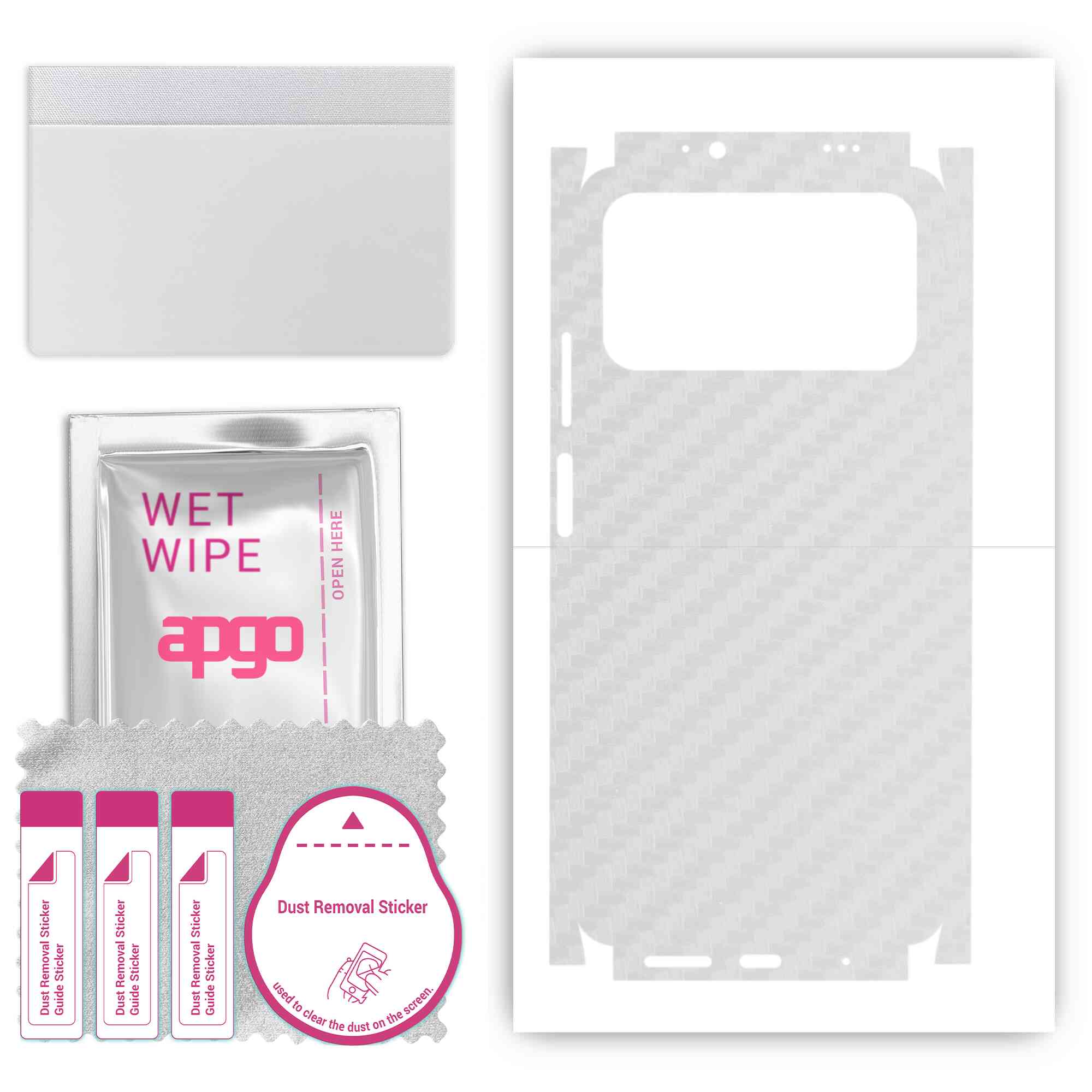 apgo Protective Skin Sticker for the back+sides compatible with Xiaomi Poco M3, Full Wrap Film, Foil, Vinyl - Pattern Transparent Carbon
apgo Protective Skin Sticker for the back+sides compatible with Xiaomi Poco M3, Full Wrap Film, Foil, Vinyl - Pattern Transparent Carbon
