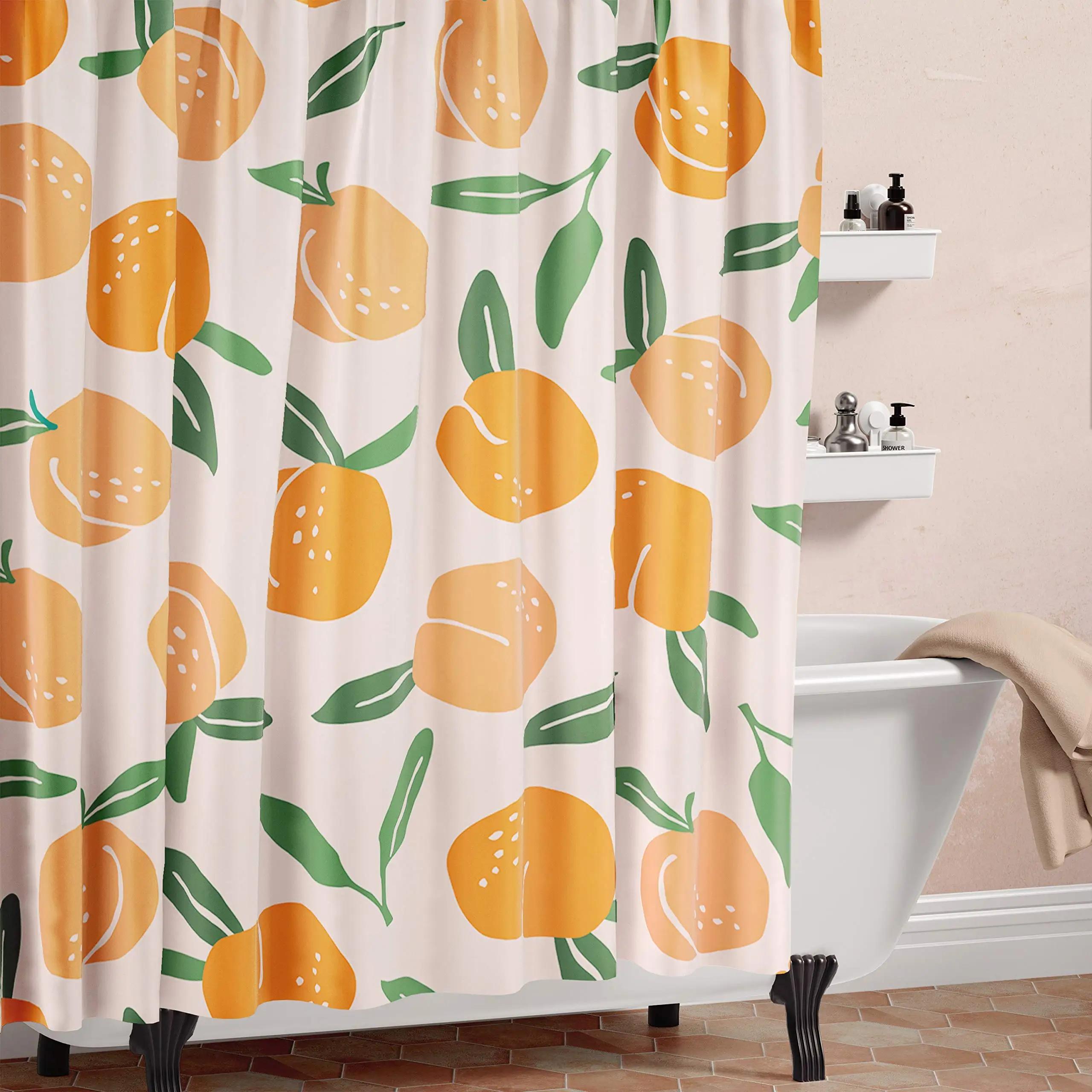Fruit Shower Curtain Watercolor Orange Peach Lemon Strawberry Orange Papaya Cute Colorful Bathroom Decorative Shower Curtains W90*H180(CM)-1 Pcs
Fruit Shower Curtain Watercolor Orange Peach Lemon Strawberry Orange Papaya Cute Colorful Bathroom Decorative Shower Curtains W90*H180(CM)-1 Pcs