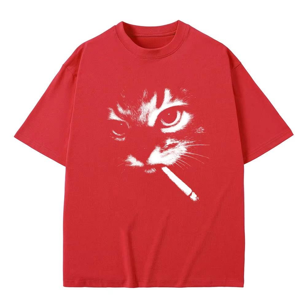Interesting Emoticons, A Cat Face Surrounded By Smoke, Graphic T-shirt, Casual Cotton Maternity T-shirt - A Gift for Cat Lovers S
Interesting Emoticons, A Cat Face Surrounded By Smoke, Graphic T-shirt, Casual Cotton Maternity T-shirt - A Gift for Cat Lovers S
