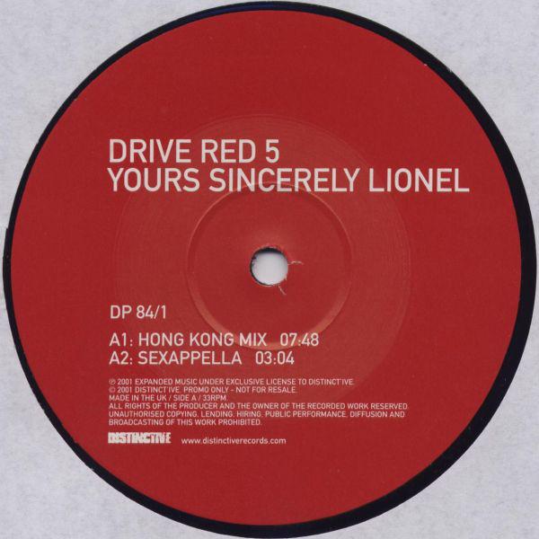 12inch Record DRIVE RED 5 - Yours Sincerely Lionel DP841 Distinct ive Re 2001 UK Dance & Electronica Used
12inch Record DRIVE RED 5 - Yours Sincerely Lionel DP841 Distinct ive Re 2001 UK Dance & Electronica Used