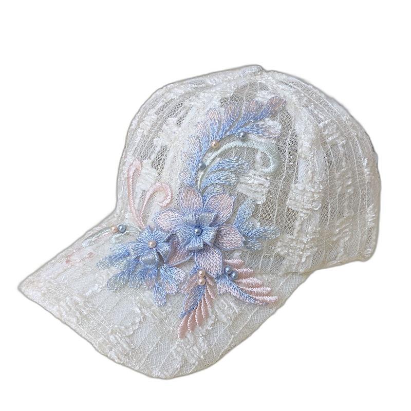 Embroidered Flower Lace Baseball Cap With Breathable Mesh For Sun-Protection ADJUSTABLE світло-бежевого кольору
Embroidered Flower Lace Baseball Cap With Breathable Mesh For Sun-Protection ADJUSTABLE світло-бежевого кольору