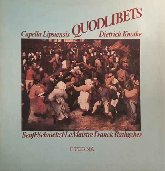 LP Record CAPELLA LIPSIENSIS Quodlibets 826283 ETERNA 1982 Germany Classical Used
LP Record CAPELLA LIPSIENSIS Quodlibets 826283 ETERNA 1982 Germany Classical Used