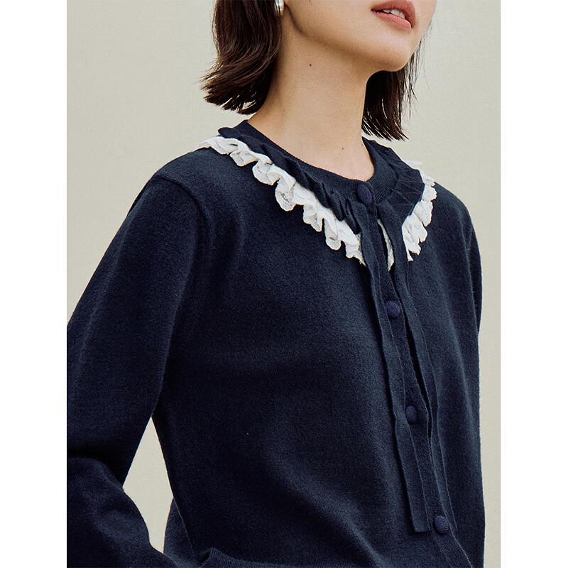 INMAN Women s Velvet-Feel Lace Tie Knit Cardigan S
INMAN Women s Velvet-Feel Lace Tie Knit Cardigan S