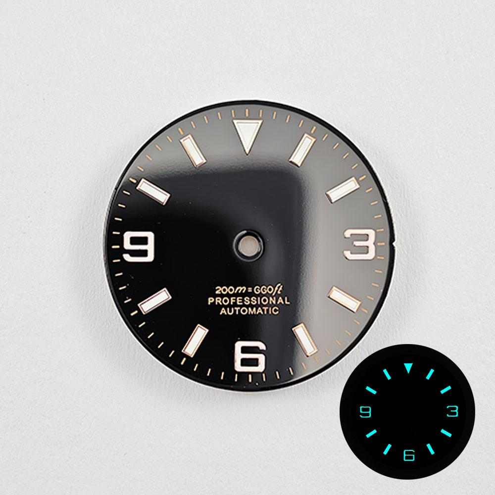 NH35 29mm No Logo Watch Dial fit NH35A NH36 NH38 Movement Blue Green Luminous Rose Gold /Gold /Silver Nail Explorer Model Dial 29mm(No Logo)
NH35 29mm No Logo Watch Dial fit NH35A NH36 NH38 Movement Blue Green Luminous Rose Gold /Gold /Silver Nail Explorer Model Dial 29mm(No Logo)