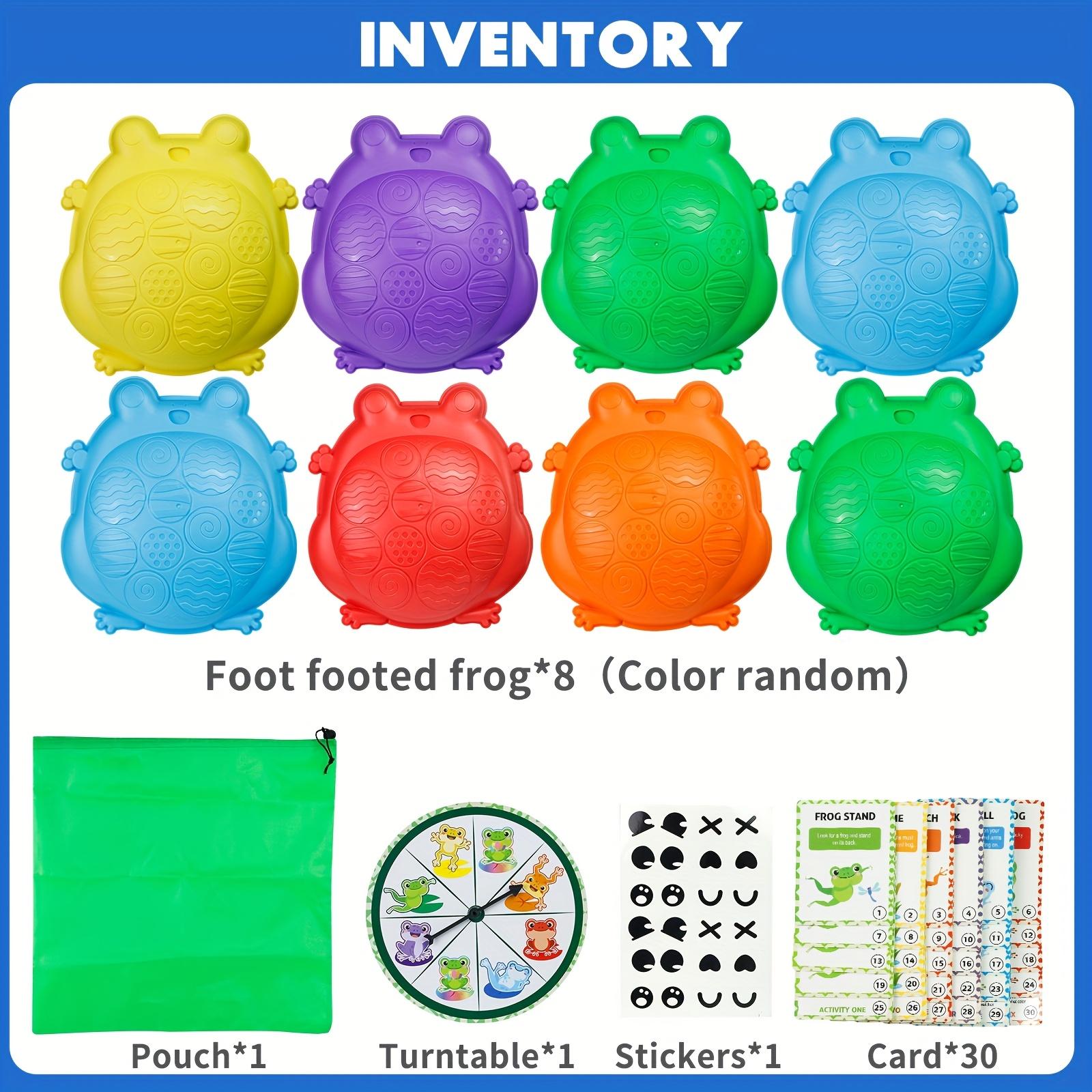 Лягушка Баланс Шаговые камни, Нескользящая Координация/Фитнес Оборудование Игрушка, Сенсорная Игра в помещении/на открытом воздухе, Цвет Случайный, Хэллоуин/Рождество/Новый год. 8 Packs (random Color)
Лягушка Баланс Шаговые камни, Нескользящая Координация/Фитнес Оборудование Игрушка, Сенсорная Игра в помещении/на открытом воздухе, Цвет Случайный, Хэллоуин/Рождество/Новый год. 8 Packs (random Color)