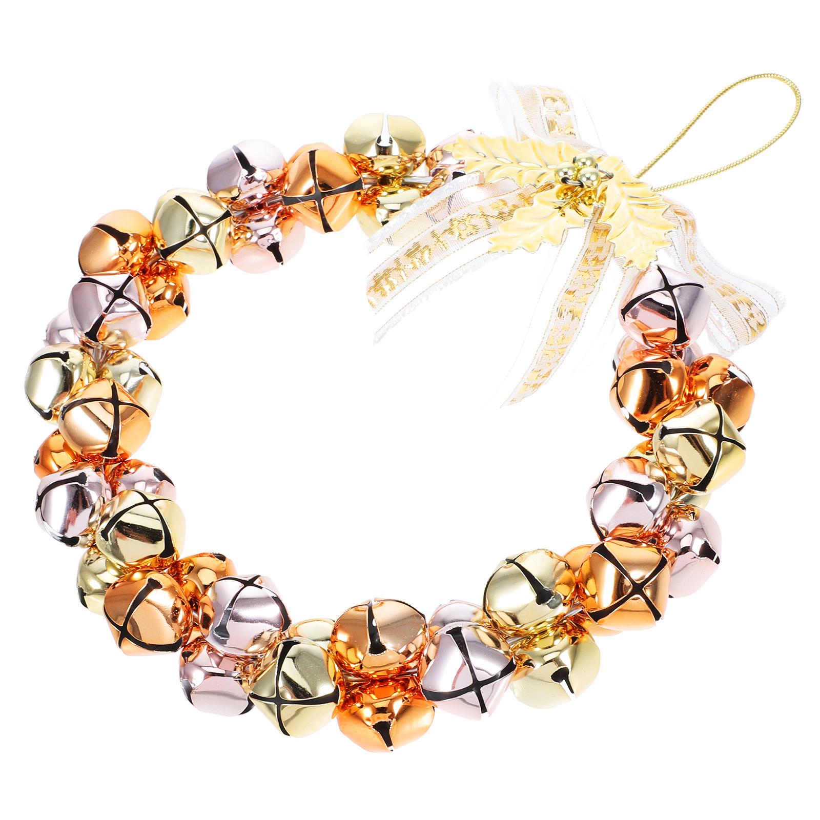 1Pcs Christmas Bell Wreath Creative Colorful Hanging Pendant Ideal for Door Wall Stair Holiday Home Ornament Decoration золотистий
1Pcs Christmas Bell Wreath Creative Colorful Hanging Pendant Ideal for Door Wall Stair Holiday Home Ornament Decoration золотистий