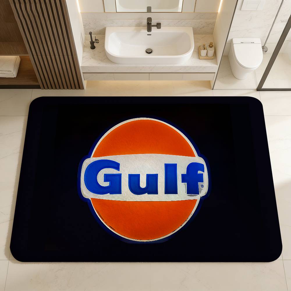 G-Gulf Racing Car Logo Room Mats Anti-slip Absorb Water Long Strip Cushion Bedroon Mat Household Carpets 40x60cm
G-Gulf Racing Car Logo Room Mats Anti-slip Absorb Water Long Strip Cushion Bedroon Mat Household Carpets 40x60cm