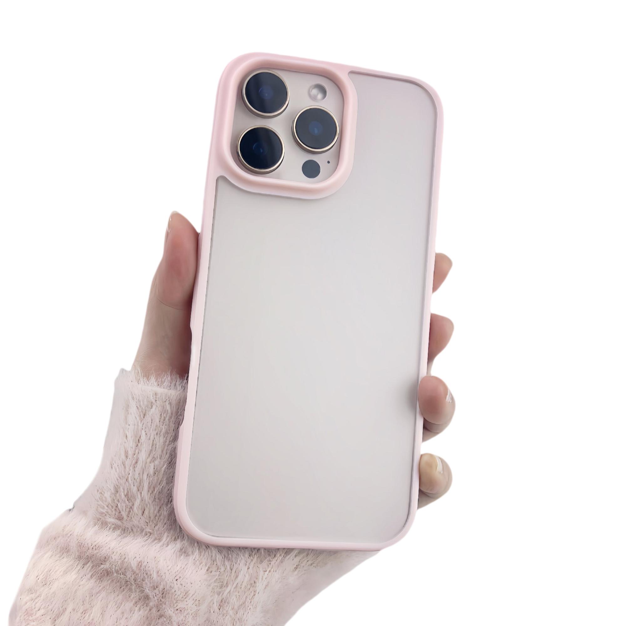 For iPhone 16 Pro Case Curved Frame PC+TPU Phone Cover Anti Drop Protection Pink
For iPhone 16 Pro Case Curved Frame PC+TPU Phone Cover Anti Drop Protection Pink