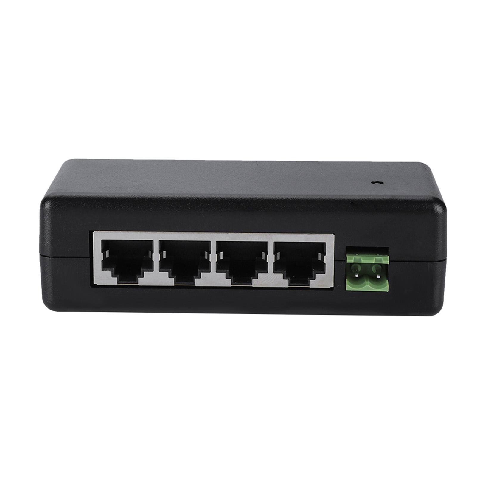 DC9V48 В 4-портовий PoE адаптер живлення PoE Ethernet Джерело живлення Інжектор DC9V48 В для IP-камери білий
DC9V48 В 4-портовий PoE адаптер живлення PoE Ethernet Джерело живлення Інжектор DC9V48 В для IP-камери білий