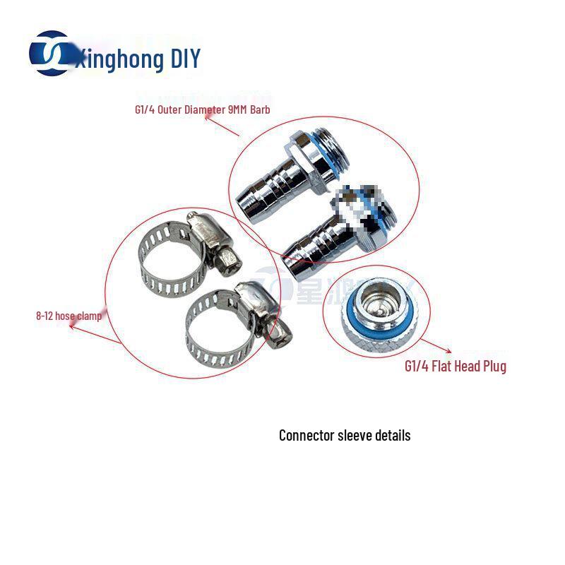Transparent Cylindrical Water Cooling Tank with 3-Hole Design, 45MM Diameter in 100/150/200/240MM Lengths
Transparent Cylindrical Water Cooling Tank with 3-Hole Design, 45MM Diameter in 100/150/200/240MM Lengths