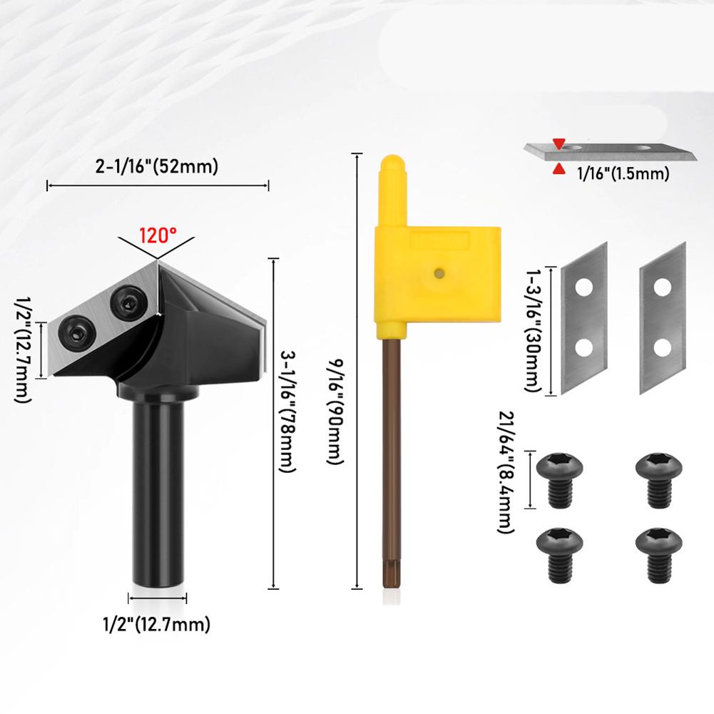 For Professional Carpentry V-Groove Router Bit Chamfer Cutter 90 High Speed Milling Cutter For Wood 90 And 120 Options 90 degrees
For Professional Carpentry V-Groove Router Bit Chamfer Cutter 90 High Speed Milling Cutter For Wood 90 And 120 Options 90 degrees