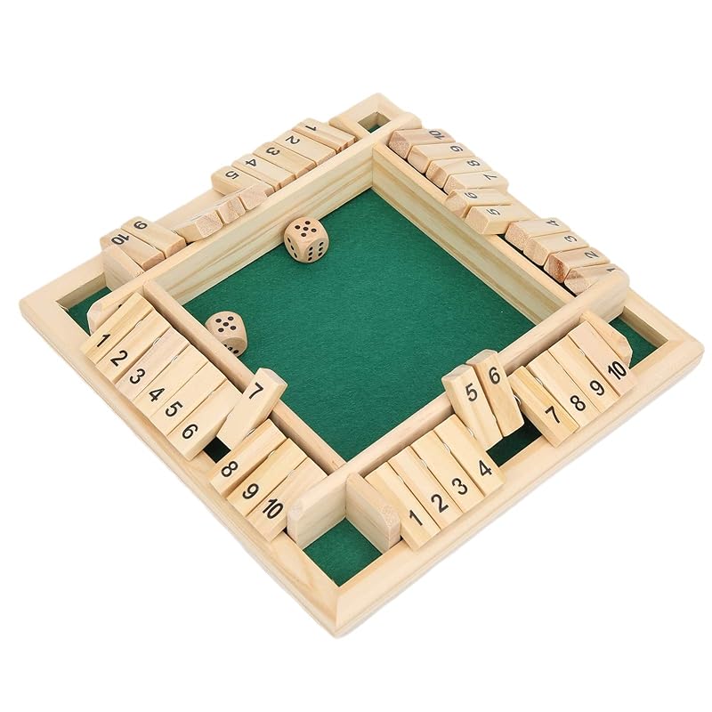 shut the box game For 1-6 people dice game Comes with 2 dice child adult family friend entertainment supplies board games table math games
shut the box game For 1-6 people dice game Comes with 2 dice child adult family friend entertainment supplies board games table math games