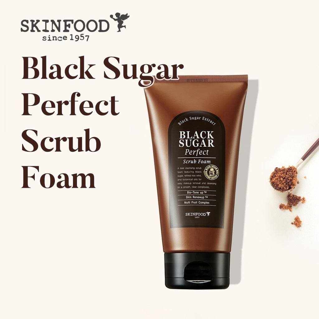 SKINFOOD Black Sugar Perfect Scrub Foam 180g Очищающее очищающее средство 
SKINFOOD Black Sugar Perfect Scrub Foam 180g Очищающее очищающее средство