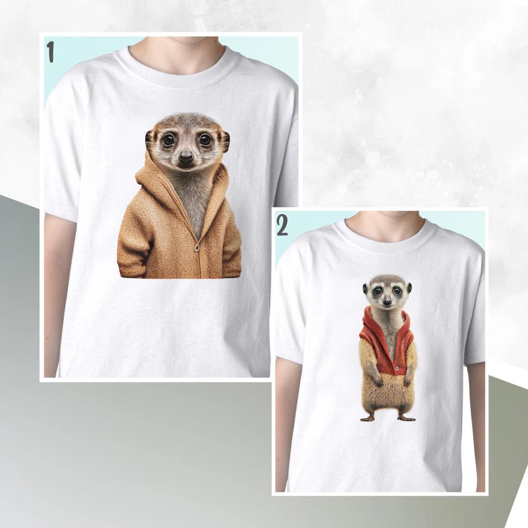 Meerkat kids boys T-Shirt suricate fantasy top funny animal gift s s kids sizes 110
Meerkat kids boys T-Shirt suricate fantasy top funny animal gift s s kids sizes 110