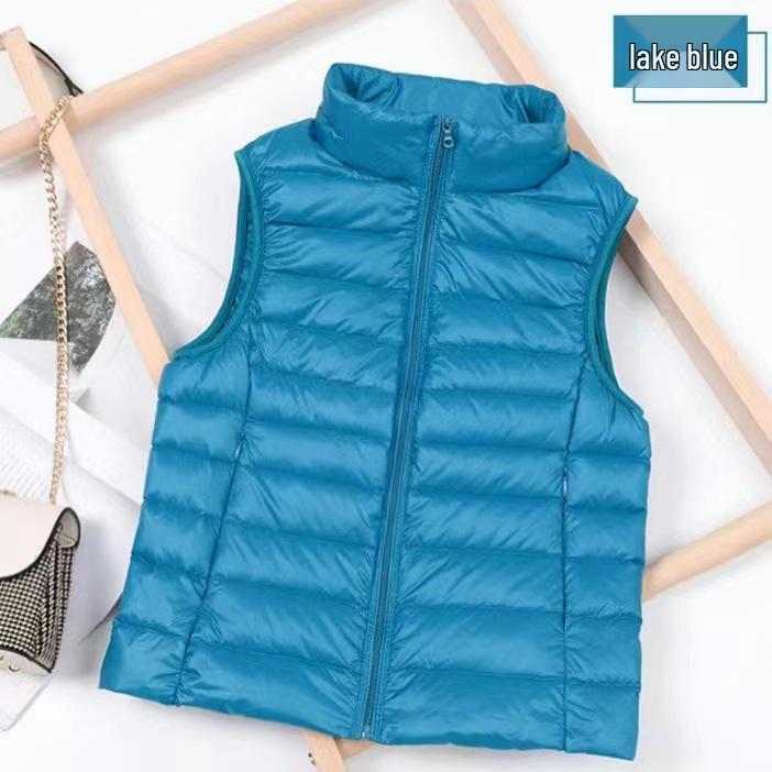 New Lightweight Slim Fit Down Vest for Women - Plus Sizes Available 3XL озеро синий
New Lightweight Slim Fit Down Vest for Women - Plus Sizes Available 3XL озеро синий