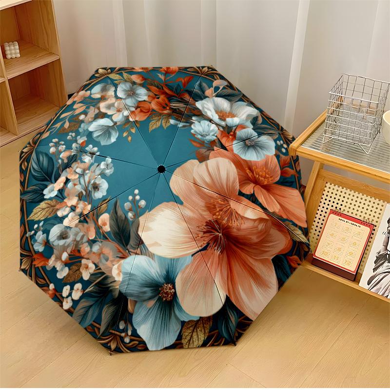 Elegant Floral Circle (2) Theme Automatic Umbrella Compact 8-Rib Design Sturdy Construction Durable Everyday Carry Umbrella Stylish Accessory
Elegant Floral Circle (2) Theme Automatic Umbrella Compact 8-Rib Design Sturdy Construction Durable Everyday Carry Umbrella Stylish Accessory