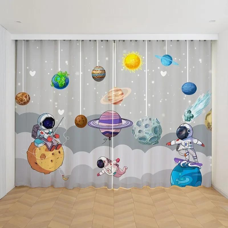 3D 2pcs Cheap Cartoon Space Astronaut Funny Curtain,Boys Kids Rocket Planet Thin Shading Curtains for Bedroom Living Room Custom W65X60H(cm)X2Pcs&Hook
3D 2pcs Cheap Cartoon Space Astronaut Funny Curtain,Boys Kids Rocket Planet Thin Shading Curtains for Bedroom Living Room Custom W65X60H(cm)X2Pcs&Hook
