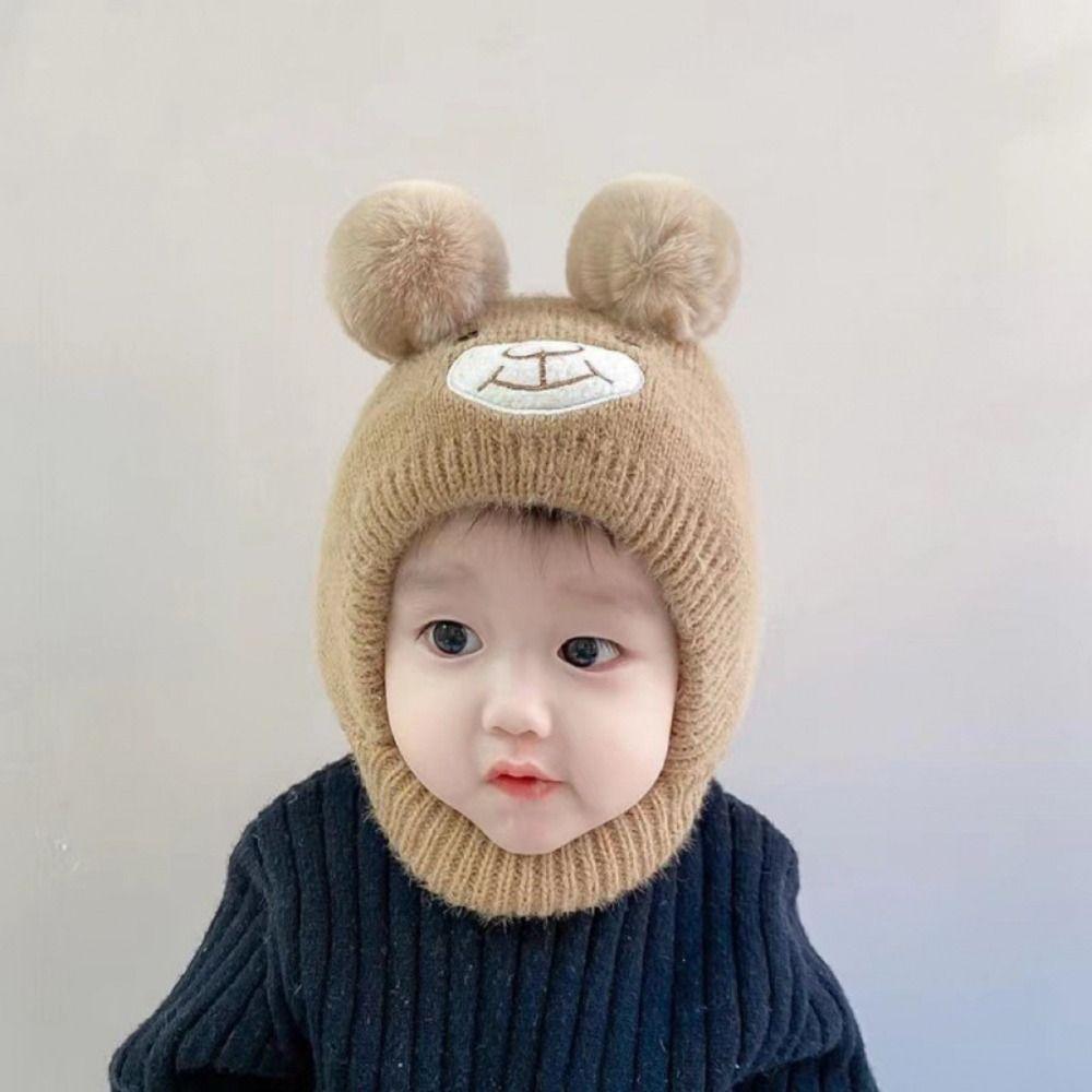 Solid Color Baby Beanie Cap Bear Kids Crochet Hat Protection Neck Kids Ear Protection Hat Boys жовтий
Solid Color Baby Beanie Cap Bear Kids Crochet Hat Protection Neck Kids Ear Protection Hat Boys жовтий