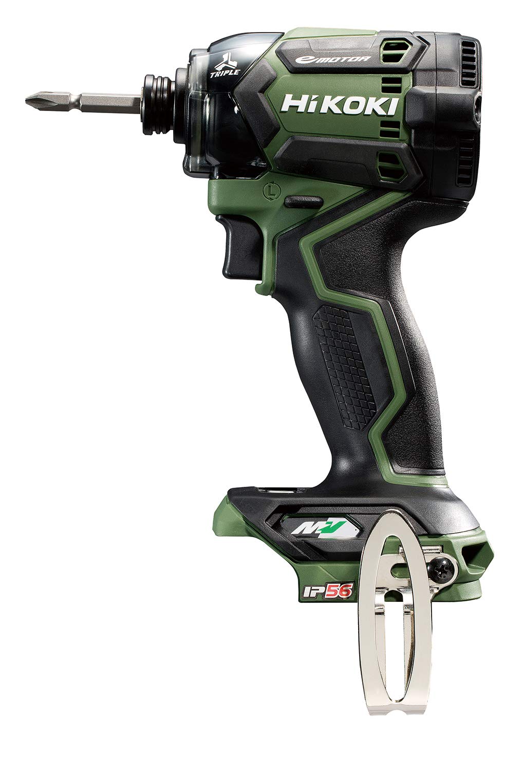 HiKOKI 36V Impact Driver WH36DC Forest Green Small and lightweight Reduced bit shake Improved trigger feeling Storage and case sold separately (NNG)
HiKOKI 36V Impact Driver WH36DC Forest Green Small and lightweight Reduced bit shake Improved trigger feeling Storage and case sold separately (NNG)